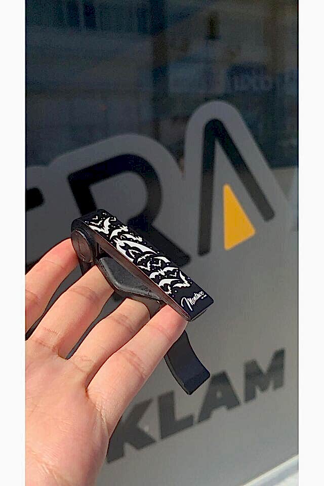 Sv-75bk Gitar Ve Bağlama Kaposu — Yarasa Desen