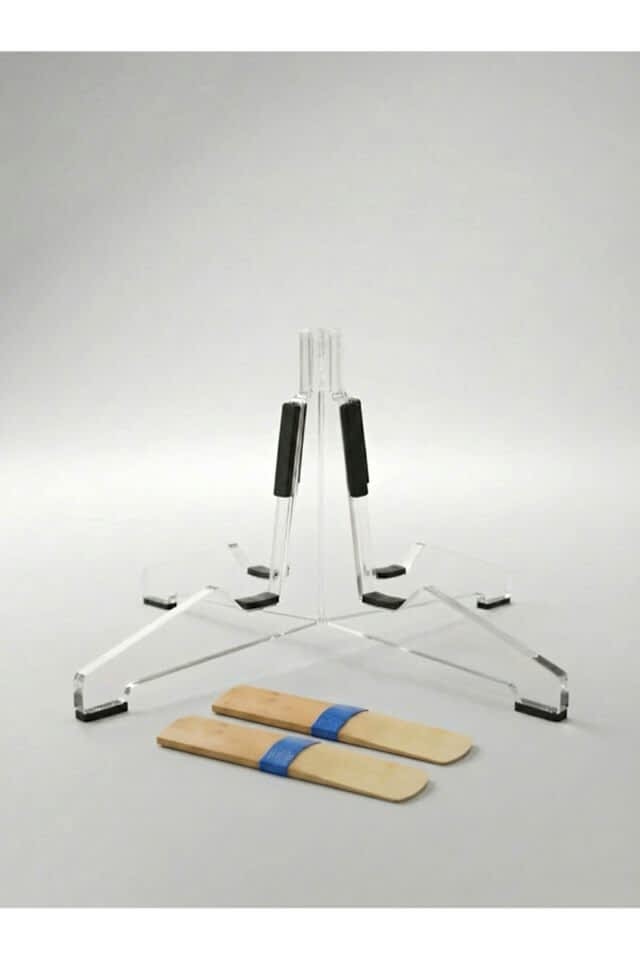 2 Adet Mavi Kuşak Klarnet Kamışı 1.00 + Klarnet Standı