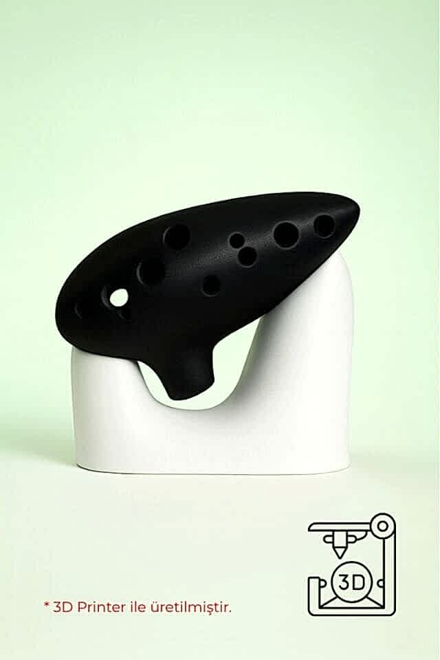 Ocarina 12 Delik Ocarina Alto C Ocarina Flüt 3D Model