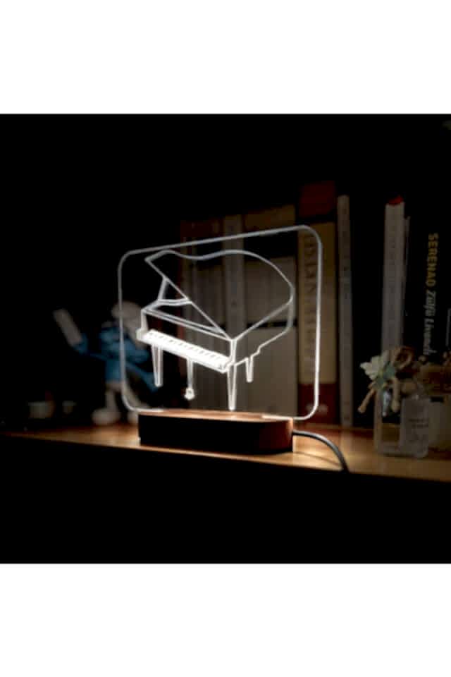 Özel Tasarım Piyano - Gece Lambaları - Tuş Hassasiyetli 88 Tuşlu Dijital Piyano