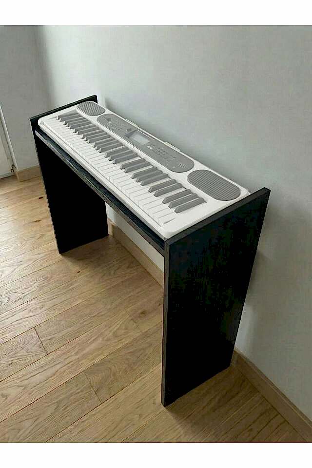 Montavo Ahşap Org Sehpası (PS60 / CT-S300 / PSR-F52 Uyumlu) — Siyah