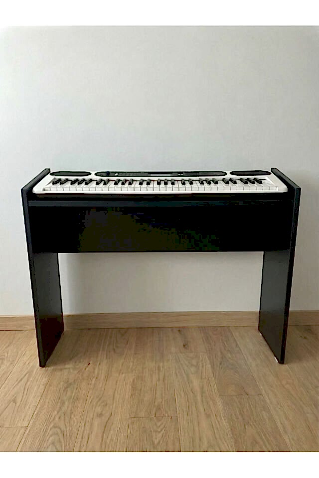 Montavo Ahşap Org Sehpası (PS60 / CT-S300 / PSR-F52 Uyumlu) — Siyah