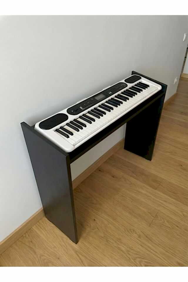 Montavo Ahşap Org Sehpası (PS60 / CT-S300 / PSR-F52 Uyumlu) — Siyah