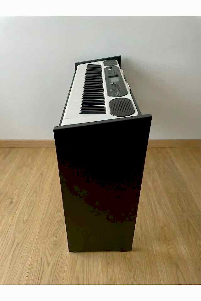 Montavo Ahşap Org Sehpası (PS60 / CT-S300 / PSR-F52 Uyumlu) — Siyah