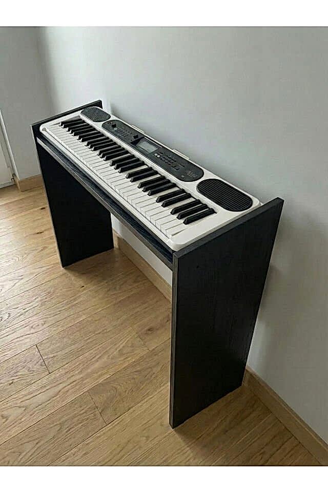 Montavo Ahşap Org Sehpası (PS60 / CT-S300 / PSR-F52 Uyumlu) — Siyah