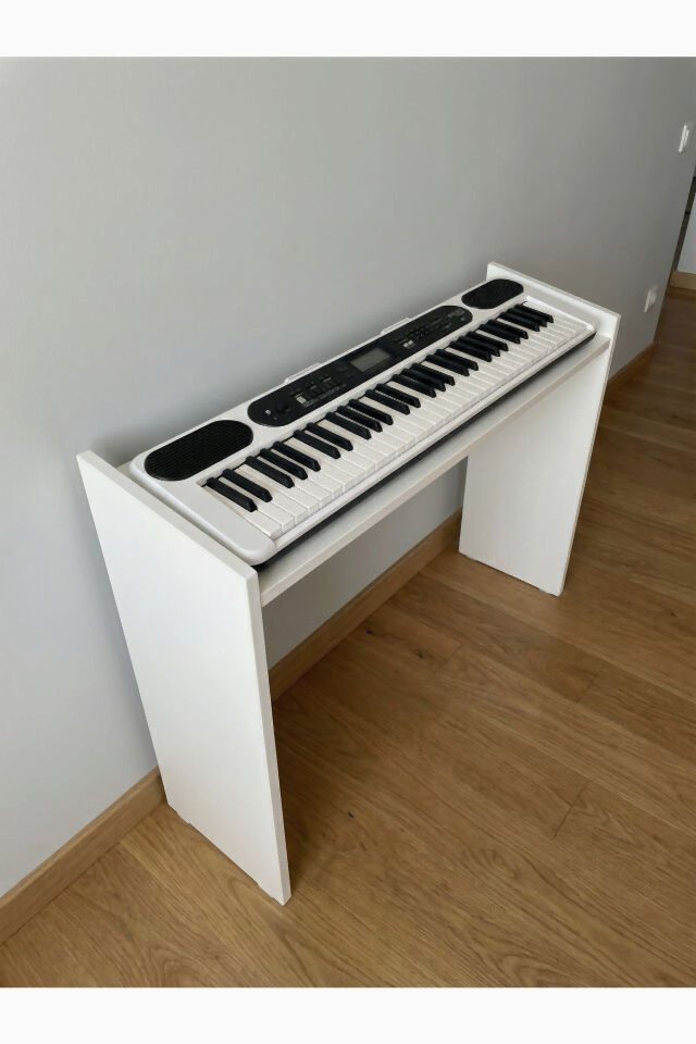 Montavo Ahşap Org Sehpası (PS60 / CT-S300 / PSR-F52 Uyumlu) — Beyaz