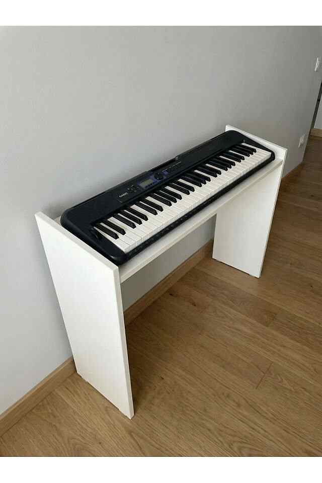 Montavo Ahşap Org Sehpası (PS60 / CT-S300 / PSR-F52 Uyumlu) — Beyaz