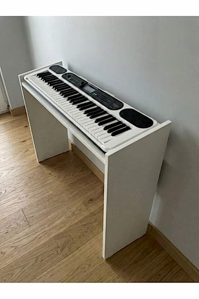 Montavo Ahşap Org Sehpası (PS60 / CT-S300 / PSR-F52 Uyumlu) — Beyaz