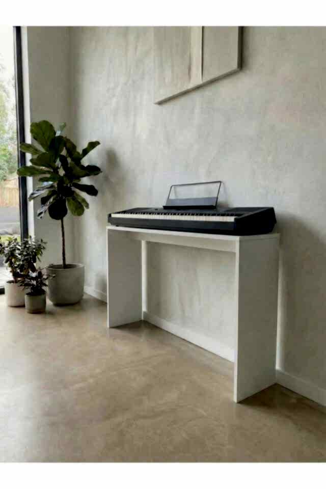 Montavo Piyano Sehpası Beyaz (PS-35 / PLX-80WH / JDP-8830 Uyumlu)