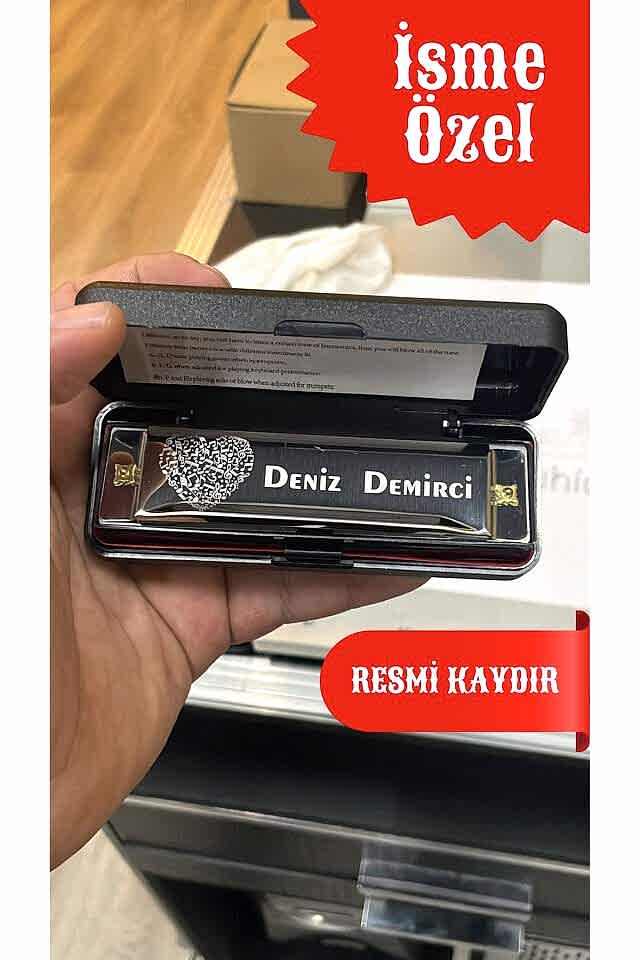 10 Delikli Mızıka Professional Harmonica - İSME ÖZEL