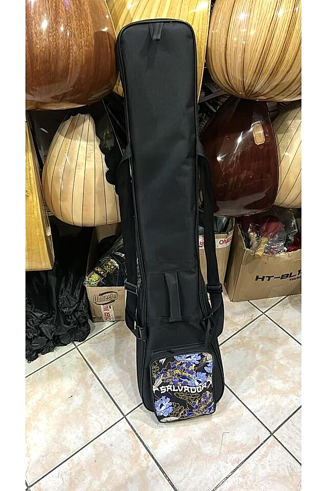 Saz Kılıfı Bağlama Kılıfı Korumalı Kalın Kılıf Kısa Sap Saz Kılıfı Cep Detaylı