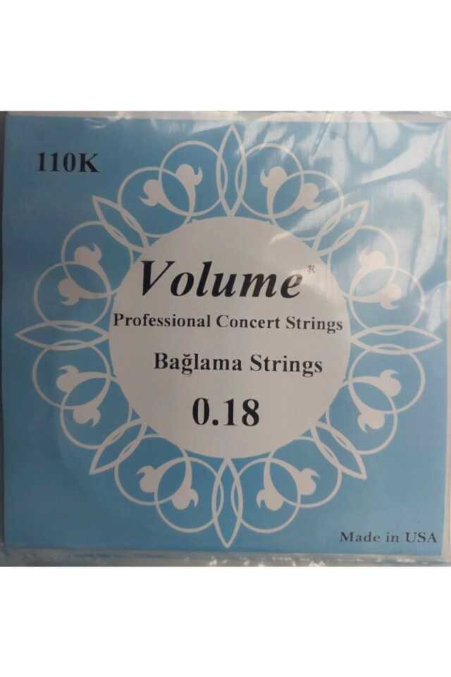 110K Kısa Sap Bağlama Teli 0.18 Concert Serisi - Profesyonel Konser Teli