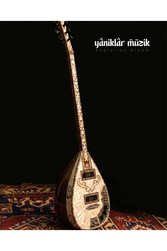 Sebo Elektro Profesyonel Uzun Sap Saz Bağlama Bağlaması Pedli Bağlama Kılıfı