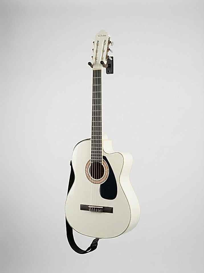 YNK2003C | Klasik Gitar Kesik Kasa Cutaway Sap Ayarlı -  (Pedli Kılıf, Kapo, Pena ve Gitar Askısı Hediye)