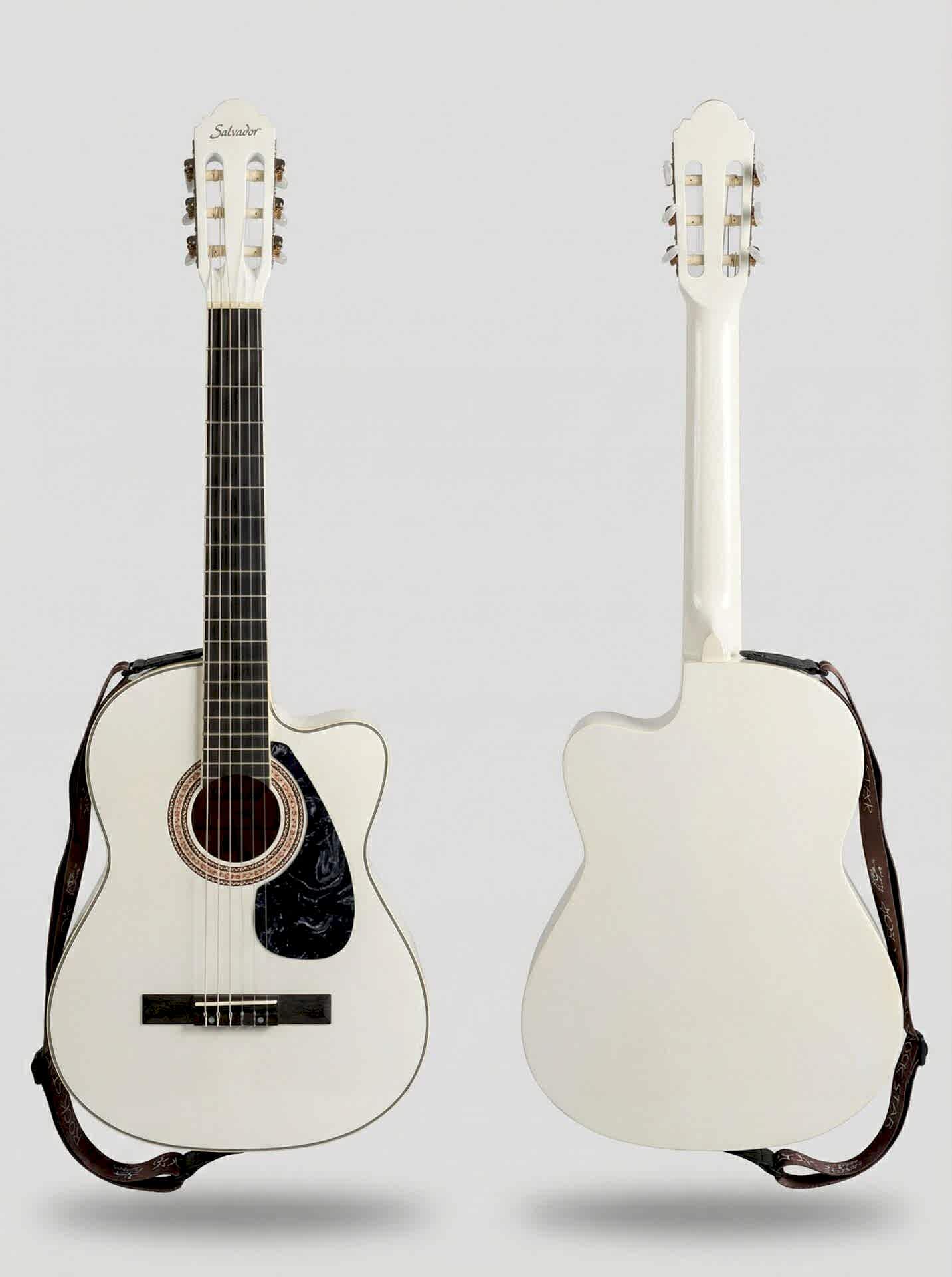 YNK2003C | Klasik Gitar Kesik Kasa Cutaway Sap Ayarlı -  (Pedli Kılıf, Kapo, Pena ve Gitar Askısı Hediye)