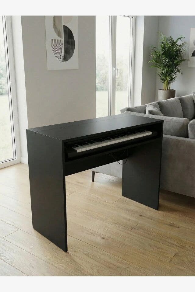 Montavo Kapaklı Notalıklı Ahşap Org Sehpası (CT-X700 CT-S300 PS98 / PS68 / NEM-3100 Uyumlu)