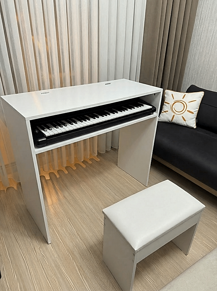 Montavo Kapaklı Notalıklı Ahşap Org Sehpası (CT-X700 CT-S300 PS98 / PS68 / NEM-3100 Uyumlu)