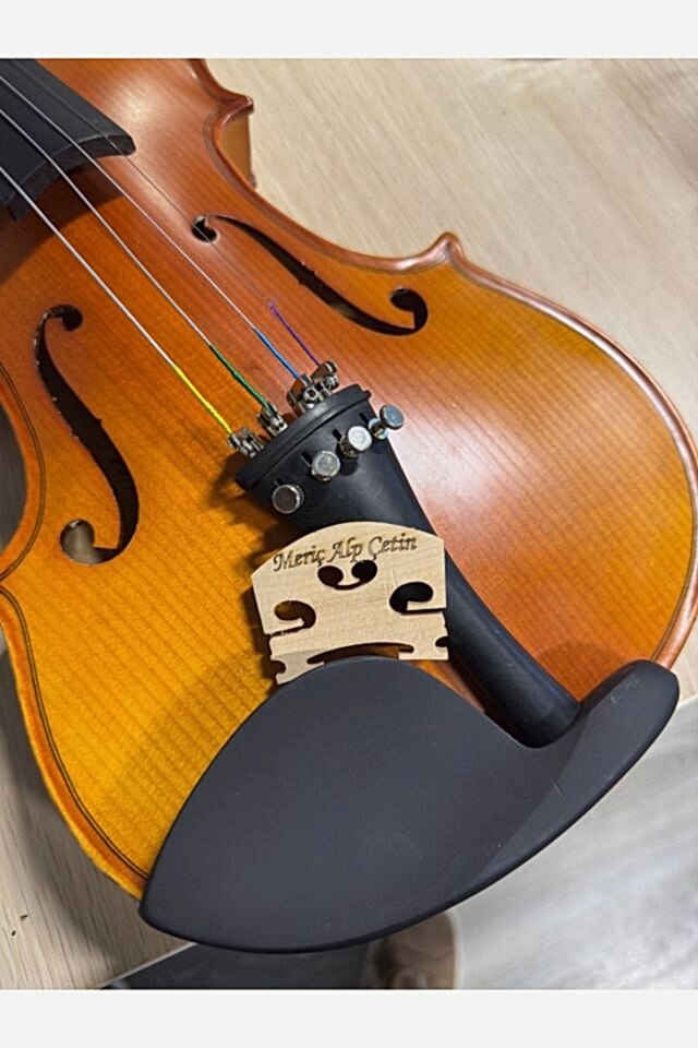 İSME ÖZEL - Keman Köprüsü 4/4 Kelebek Ağacı