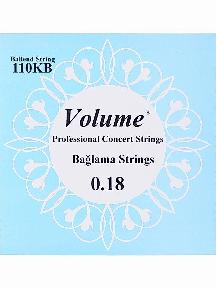 110KB Boncuklu Kısa Sap Bağlama Teli 0.18 Concert Serisi - Profesyonel Konser Teli