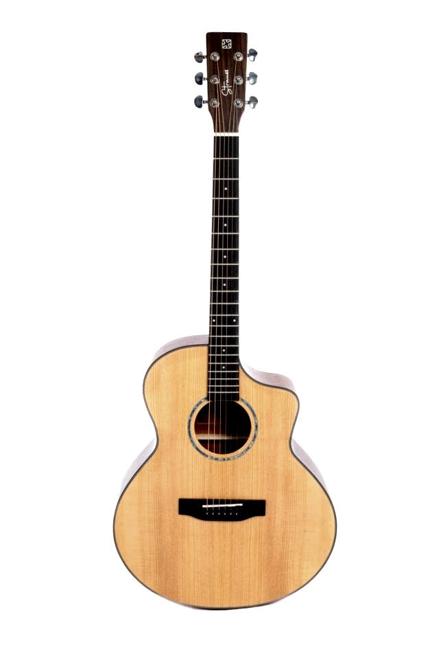 Strauss SAC-JF-N EQ Elektro Akustik Gitar Naturel