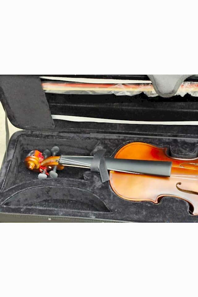 AM22406 Kare Kutu Mat Keman Seti (Yastık, Susturucu, Akort Cihazı, Tel ,Reçine, Keman Metodu)