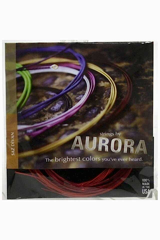 Premium 0.22 Kırmızı Divan Saz Teli Takımı