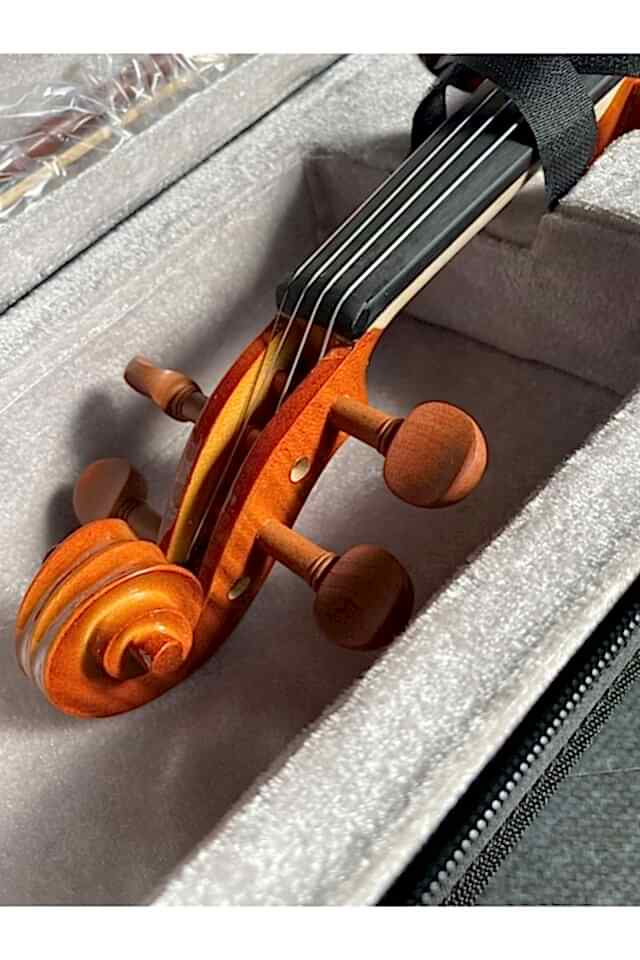 GLP068 Profesyonel 4/4 Abanoz Klavye Parlak Cila Keman