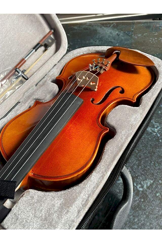 GLP068 Profesyonel 4/4 Abanoz Klavye Parlak Cila Keman