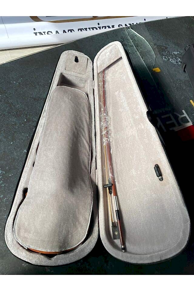 GLP068 Profesyonel 4/4 Abanoz Klavye Parlak Cila Keman