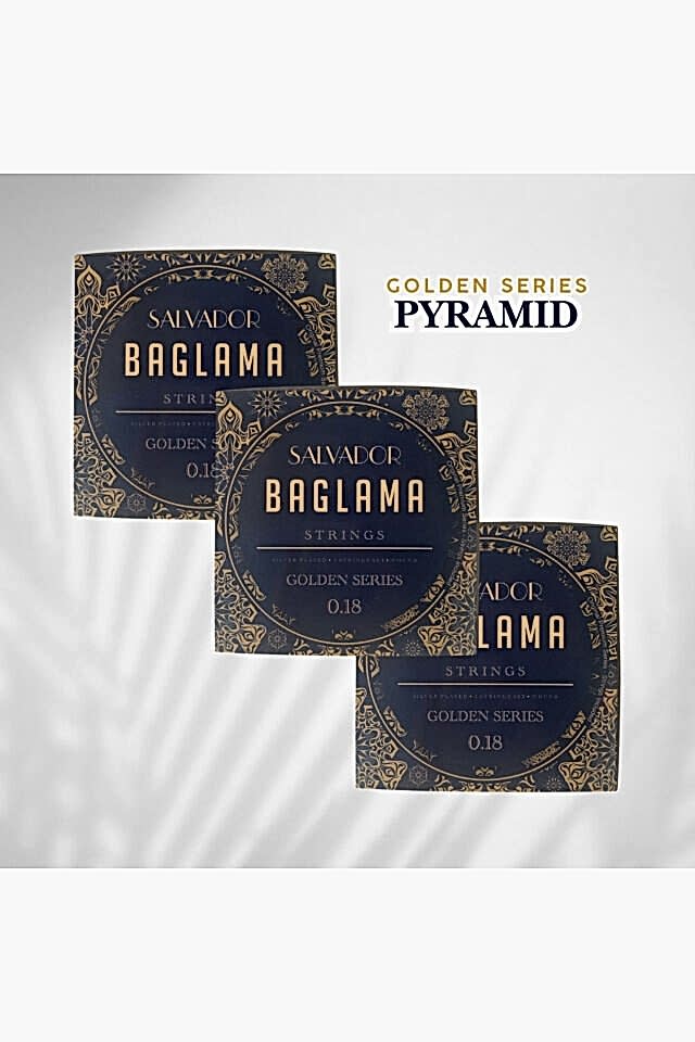 SARI BAMLI GOLDEN SERIES BAĞLAMA TELİ 0.18 – 3’lü Paket